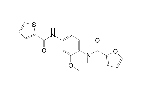 2-furancarboxamide, N-[2-methoxy-4-[(2-thienylcarbonyl)amino]phenyl]-