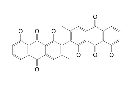 2-(1,8-Dihydroxy-3-methyl-9,10-dioxo-2-anthracenyl)-1,8-dihydroxy-3-methylanthracene-9,10-dione