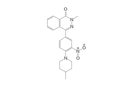 2-methyl-4-[4-(4-methyl-1-piperidinyl)-3-nitrophenyl]-1(2H)-phthalazinone