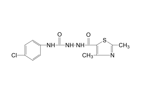 4-(p-chlorophenyl)-1-[(2,4-dimethyl-5-thiazolyl)carbonyl]semicarbazide