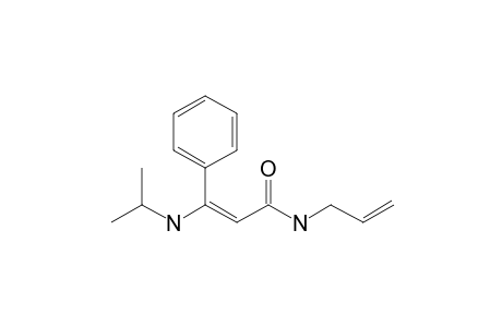 N-[2'-Propen-1'-yl]-3-phenyl-3-(isopropylamino)-2-propenamide