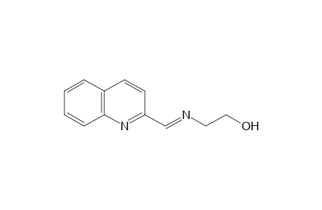 2-[(2-quinolylmethylene)amino]ethanol