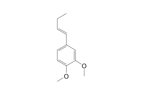 (E)-4-(but-1-en-1-yl)-1,2-dimethoxybenzene