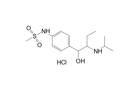 erythro-4'-[1-hydroxy-2-(isopropylamino)butyl]methanesulfonanilide, hydrochloride