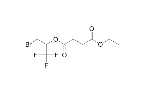 Succinic acid, 1-bromo-3,3,3-trifluoroprop-2-yl ethyl ester