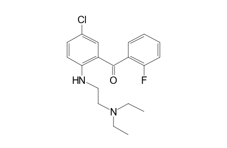 (5-Chloro-2-([2-(diethylamino)ethyl]amino)phenyl)(2-fluorophenyl)methanone