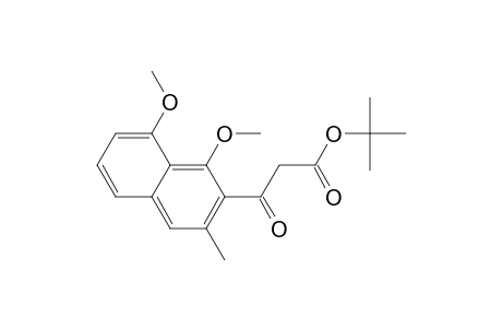 tert-Butyl 1,8-dimethoxy-3-methyl-2-naphthalene-(3'-oxo-propionate)