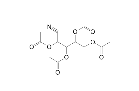 1-cyanopentane-1,2,3,4-tetrayl tetraacetate