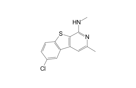 1-Methylamino-3-methyl-6-chlorobenzo[b]thieno[2,3-c]pyridine