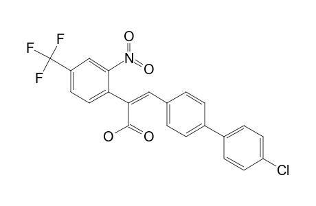 .alpha.-[2-Nitro-4-trifluoromethylphenyl]-4-[p-chlorophenyl]cinnamic acid