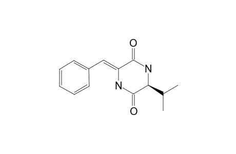 (3Z,6S)-1-N-METHYL-3-BENZYLIDENE-6-ISOPROPYLPIPERAZINE-2,5-DIONE