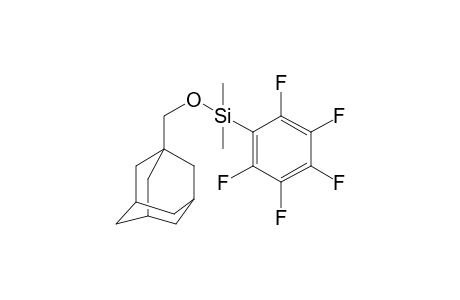 1-Dimethyl(pentafluorophenyl)silyloxymethyladamantane