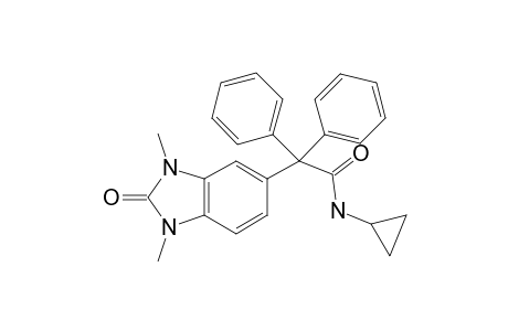 1H-1,3-Benzimidazole-5-acetamide, N-cyclopropyl-2,3-dihydro-1,3-dimethyl-2-oxo-.alpha.,.alpha.-diphenyl-