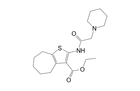 ethyl 2-[(1-piperidinylacetyl)amino]-5,6,7,8-tetrahydro-4H-cyclohepta[b]thiophene-3-carboxylate