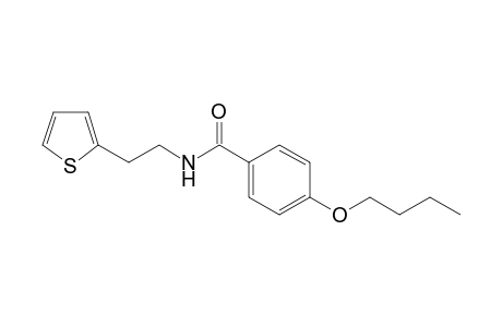 4-Butoxy-N-[2-(2-thienyl)ethyl]benzamide