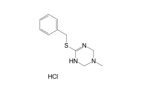 6-(BENZYLTHIO)-3-METHYL-1,2,3,4-TETRAHYDRO-s-TRIAZINE, MONOHYDROCHLORIDE