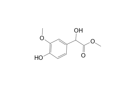 Benzeneacetic acid, .alpha.,4-dihydroxy-3-methoxy-, methyl ester