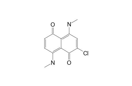 2-Chloranyl-4,8-bis(methylamino)naphthalene-1,5-dione