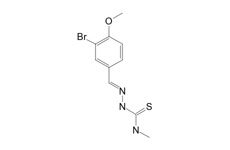 3-bromo-p-anisaldehyde, 4-methyl-3-thiosemicarbazone