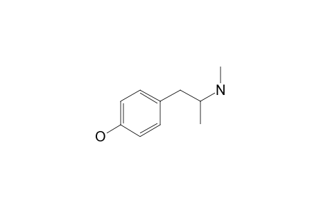 Phenol, 4-[2-(methylamino)propyl]-