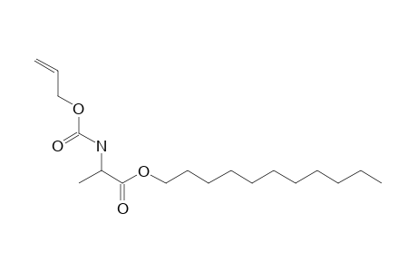 D-Alanine, N-allyloxycarbonyl-, undecyl ester