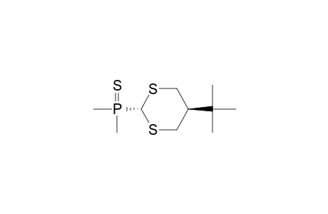 trans-5-tert-Butyl-2-[dimethyl(thiophosphinoyl)]-1,3-dithiane
