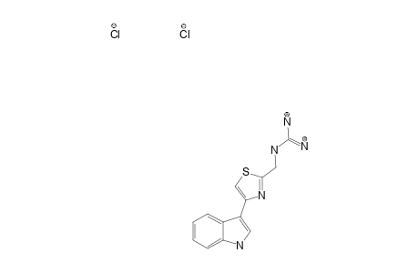 4-[3-(1H)-INDOLYL]-2-[N-GUANIDINOMETHYL]-THIAZOLE-DIHYDROCHLORIDE