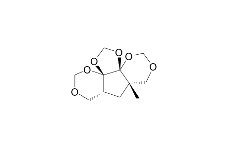 4a-Methyl-tetrahydro-4H-(1,3)-dioxino[5',4'-4,5]-(1,3)-dioxolo[4',5' : 5,1]cyclopenta[1,2-d]-(1,3)-dioxine