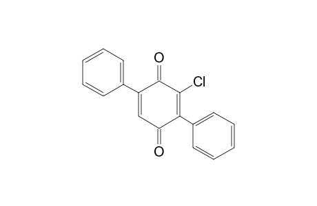 2,5-Cyclohexadiene-1,4-dione, 3-chloro-2,5-diphenyl-