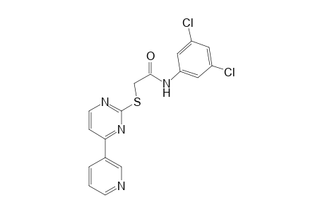3',5'-dichloro-2-{[4-(3-pyridyl)-2-pyrimidinyl]thio}acetanilide