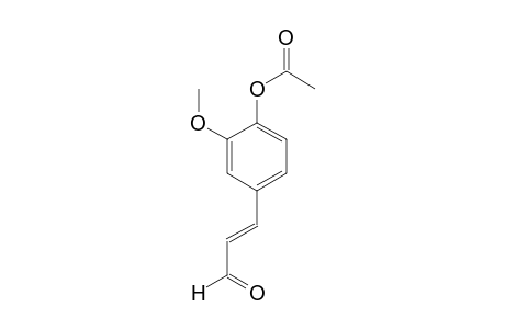 4-Acetoxy-3-methoxycinnamaldehyde, predominantly trans