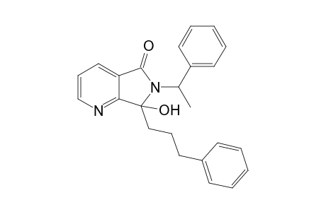 7-Hydroxy-6-(1-phenylethyl)-7-(3-phenylpropyl)-5-pyrrolo[3,4-b]pyridinone