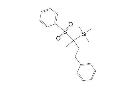 2-(Trimethylsilyl)-2-(phenylsulfonyl)-4-phenylbutane