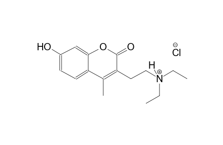 3-[2-(Diethylamino)ethyl]-7-hydroxy-4-methylcoumarin hydrochloride