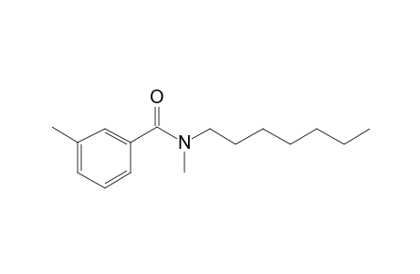 Benzamide, 3-methyl-N-methyl-N-heptyl-