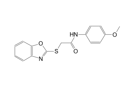 2-(1,3-benzoxazol-2-ylsulfanyl)-N-(4-methoxyphenyl)acetamide