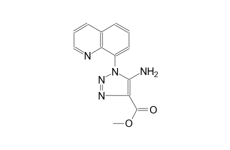 1H-1,2,3-triazole-4-carboxylic acid, 5-amino-1-(8-quinolinyl)-, methyl ester