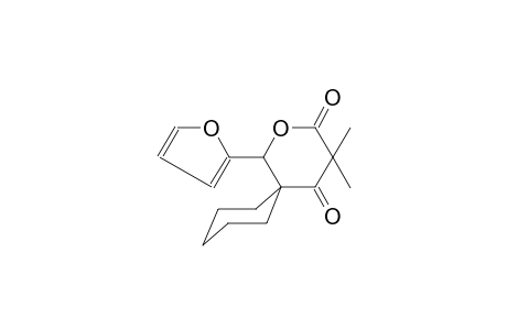 1-Furan-2-yl-4,4-dimethyl-2-oxa-spiro[5.5]undecane-3,5-dione