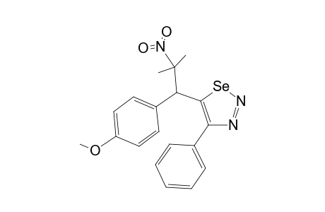 5-[2'-Methyl-2'-nitro-4'-(p-methoxyphenyl)propyl]-4-phenyl-1,2,3-selenadiazole