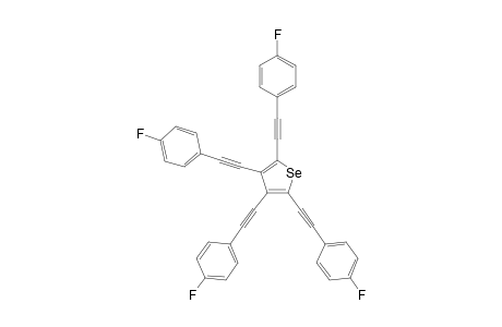 2,3,4,5-Tetrakis[(4-fluorophenyl)ethynyl]selenophene