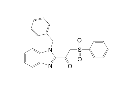 1-Benzyl-2-[.alpha.-(phenylsulfonyl)acetyl]benzimidazole