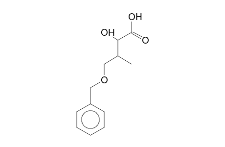 Butanoic acid, 2-hydroxy-3-methyl-4-(phenylmethoxy)-, [S-(R*,R*)]-