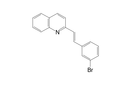 2-[(E)-2-(3-bromophenyl)ethenyl]quinoline