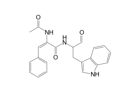 2-propenamide, 2-(acetylamino)-N-[1-formyl-2-(1H-indol-3-yl)ethyl]-3-phenyl-, (2E)-