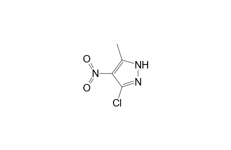 1H-Pyrazole, 3-chloro-5-methyl-4-nitro-