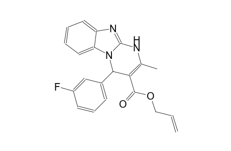 pyrimido[1,2-a]benzimidazole-3-carboxylic acid, 4-(3-fluorophenyl)-1,4-dihydro-2-methyl-, 2-propenyl ester