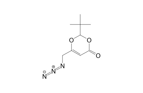 1,3-Dioxacyclohex-4-en-6-one, 4-azidomethyl-2-t-butyl-