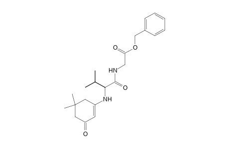 DL-N-[N-(5,5-dimethyl-3-oxo-1-cyclohexen-1-yl)valyl]glycine, benzyl ester