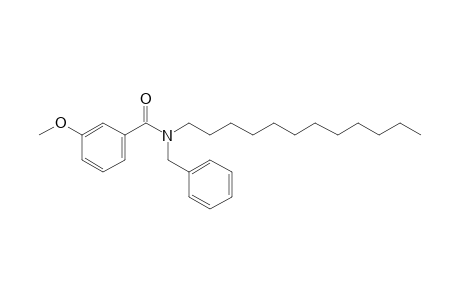 Benzamide, 3-methoxy-N-benzyl-N-dodecyl-