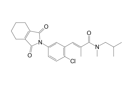 2-Propenamide, 3-[2-chloro-5-(1,3,4,5,6,7-hexahydro-1,3-dioxo-2H-isoindol-2-yl)phenyl]-N,2-dimethyl-N-(2-methylpropyl)-